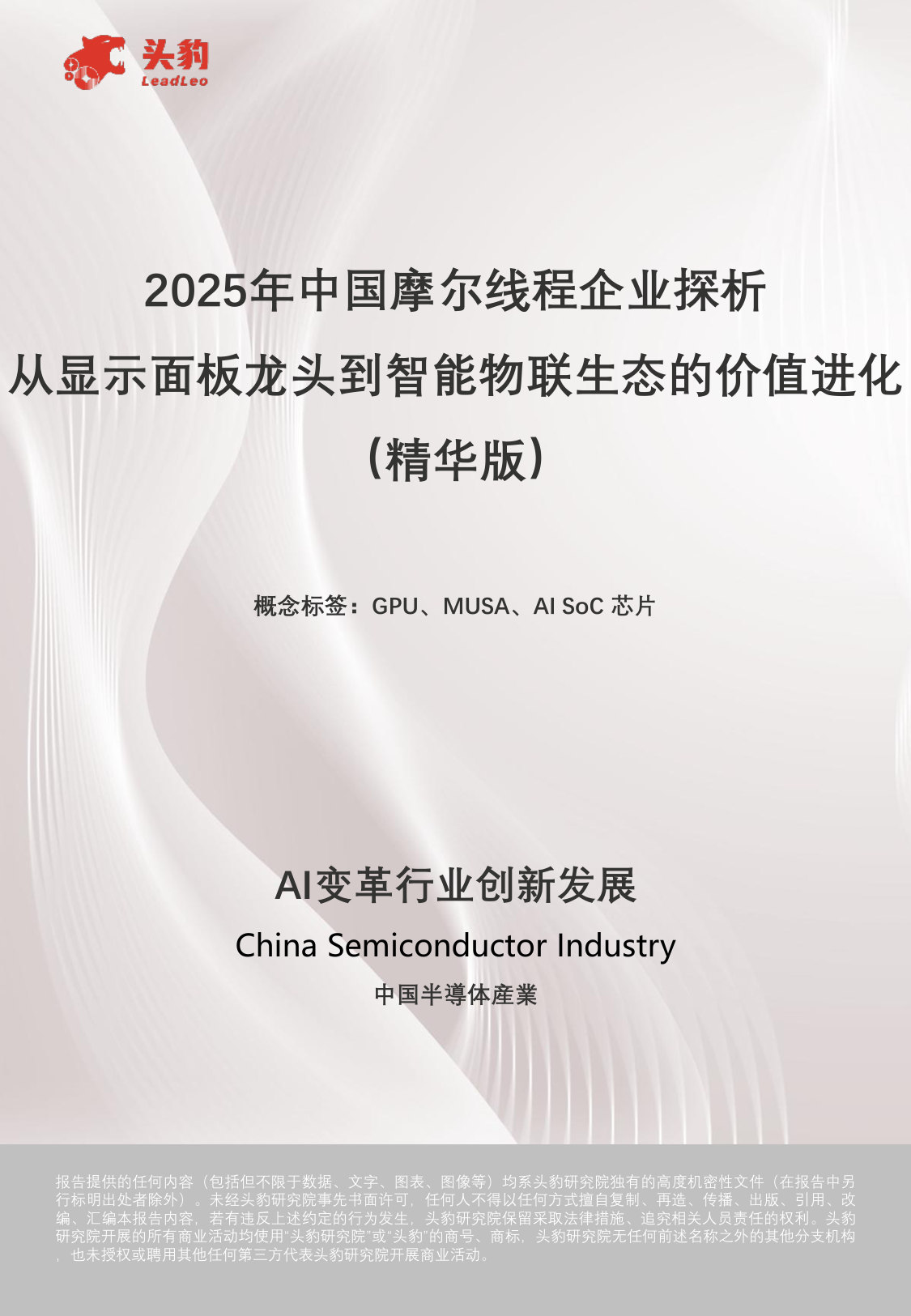 2025年中国摩尔线程企业探析从显示面板龙头到智能物联生态的价值进化(精华版).pdf 第1页