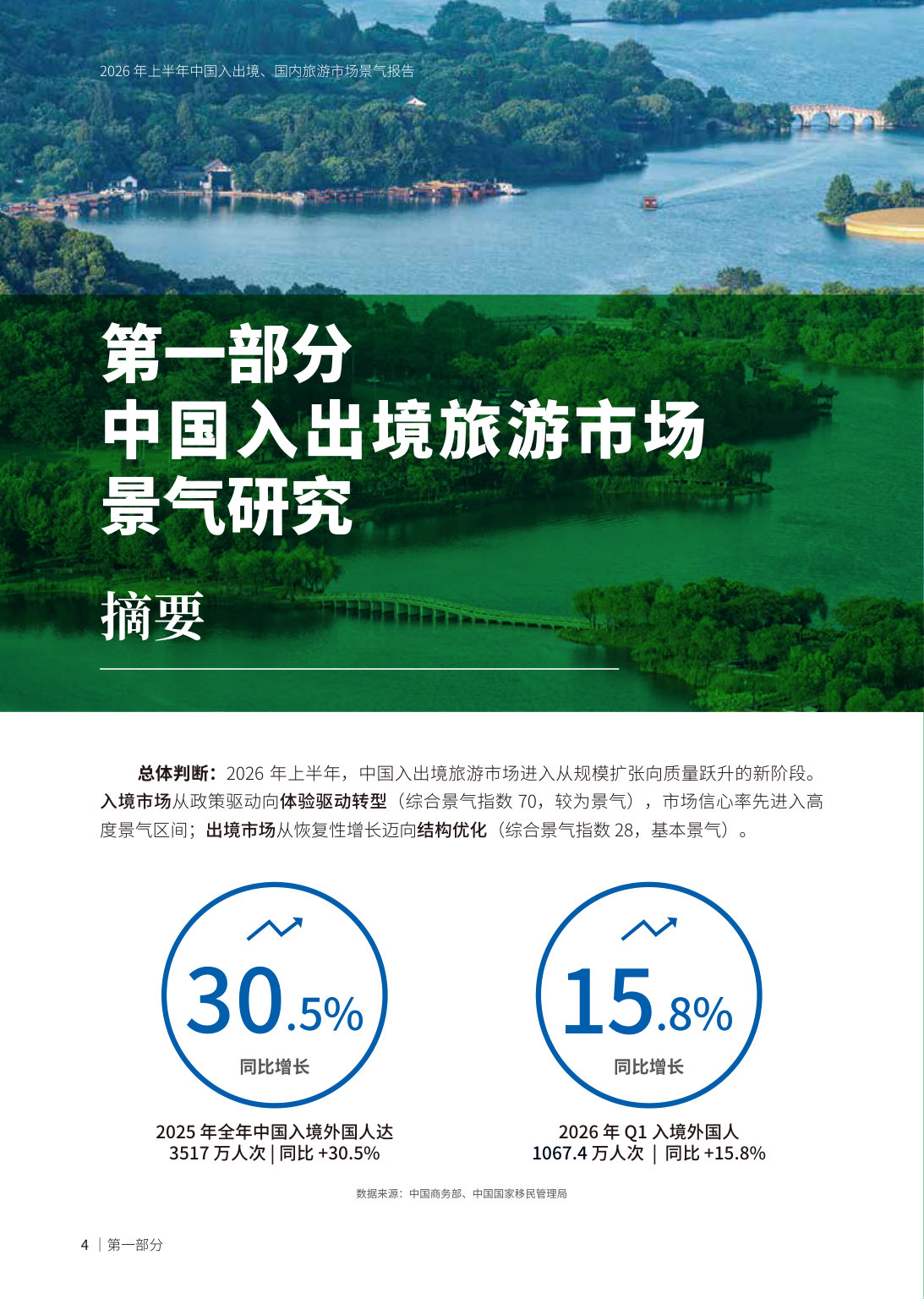 2026年上半年中国入出境、国内旅游市场景气报告.pdf 第5页