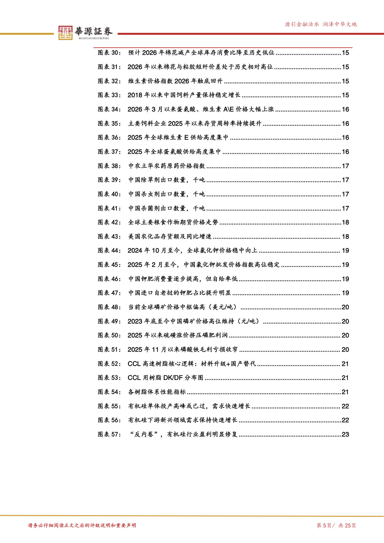 2026年化工一季报总结:供给降速,曙光初现.pdf 第5页