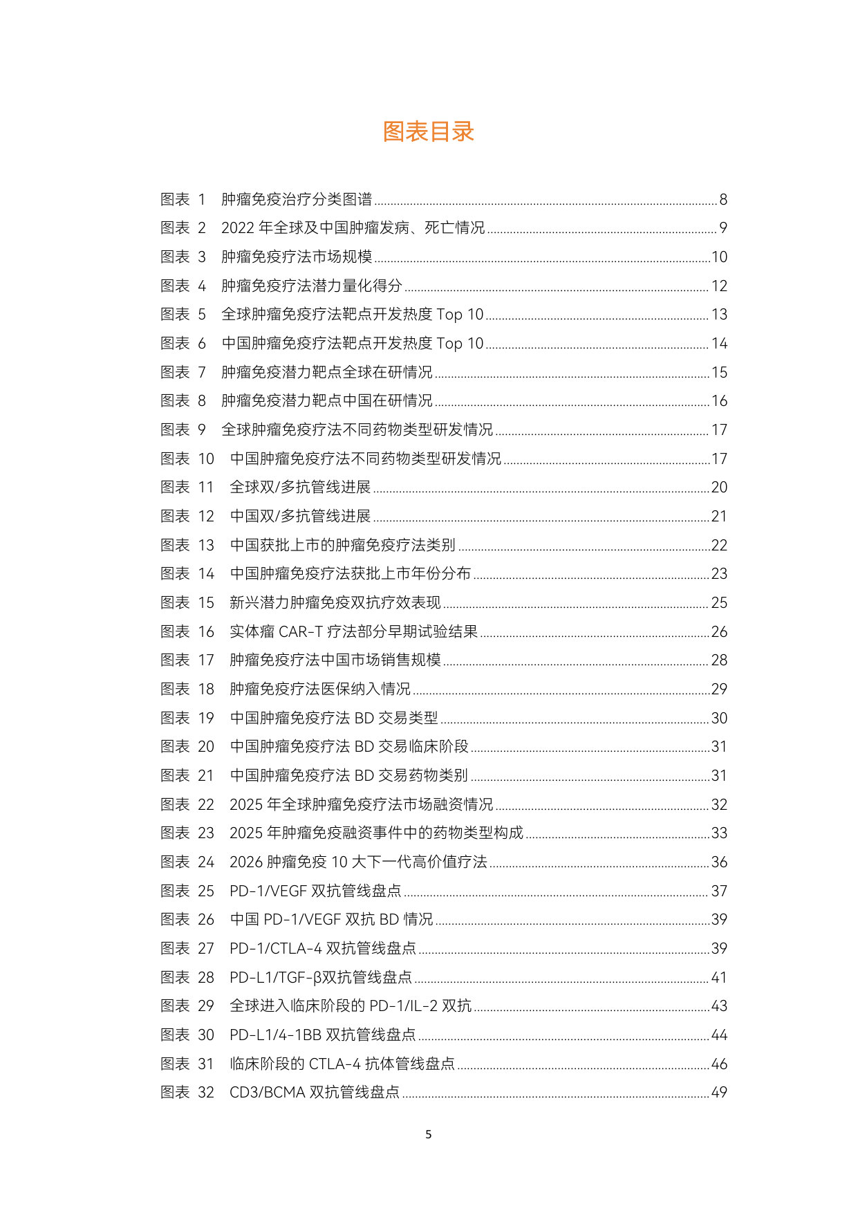 2026肿瘤免疫疗法报告:超万条管线激战,双抗爆发增长,10大高价值疗法定义下一代创新.pdf 第5页