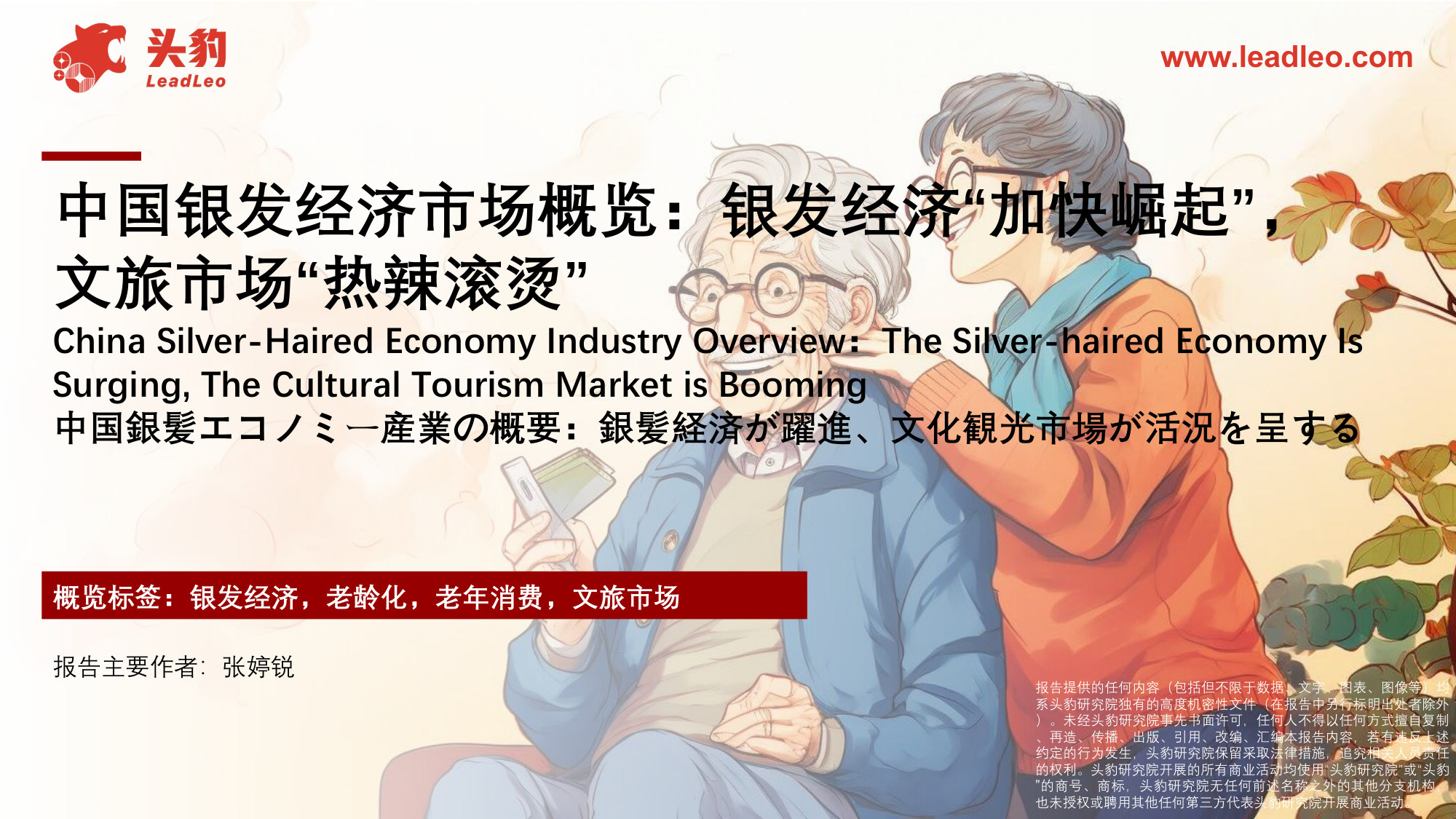 中国银发经济市场概览：银发经济“加快崛起”，文旅市场“热辣滚烫”.pdf 第1页