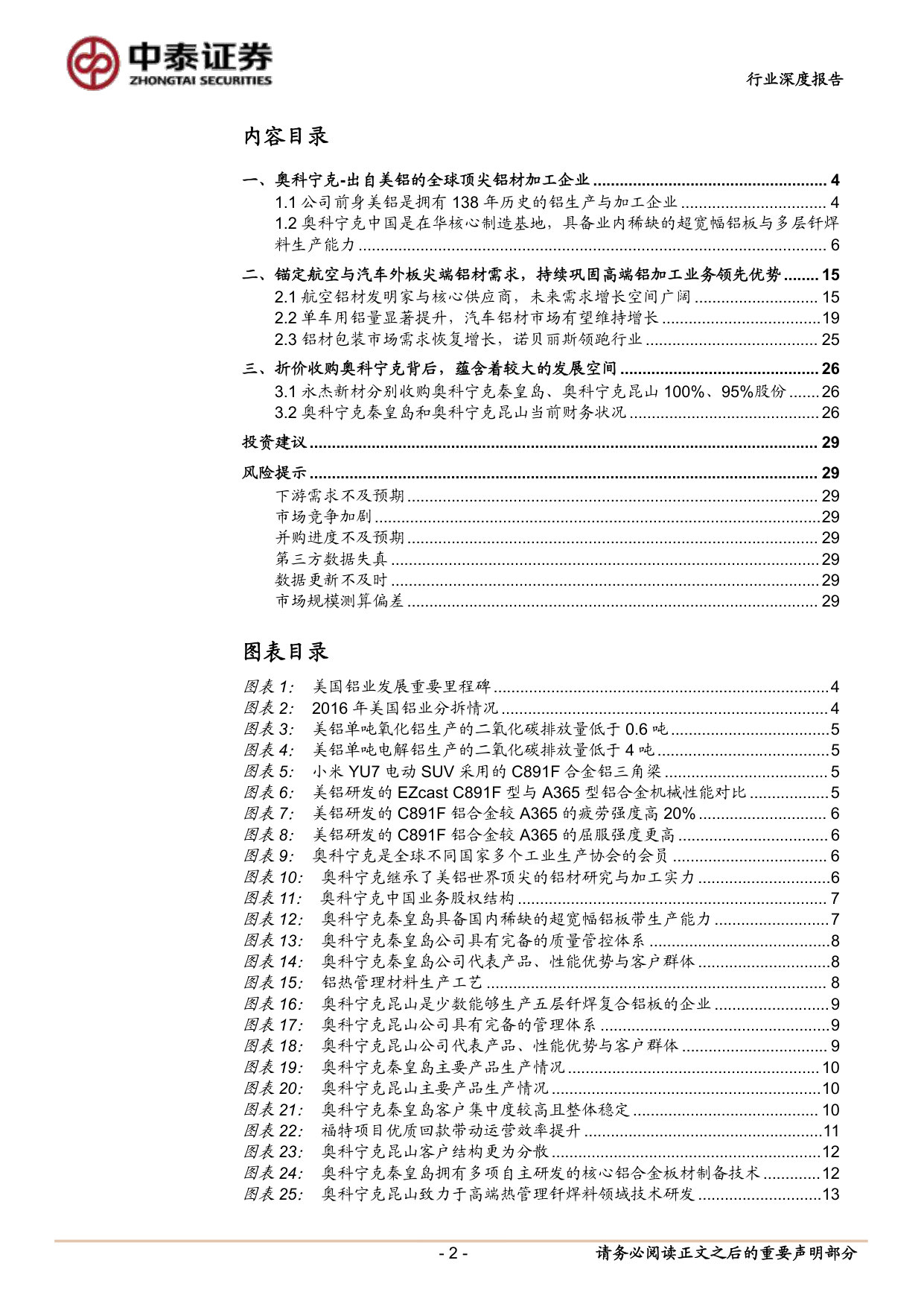 从奥科宁克谈起:轻量需求迎加速,行业龙头领成长.pdf 第2页