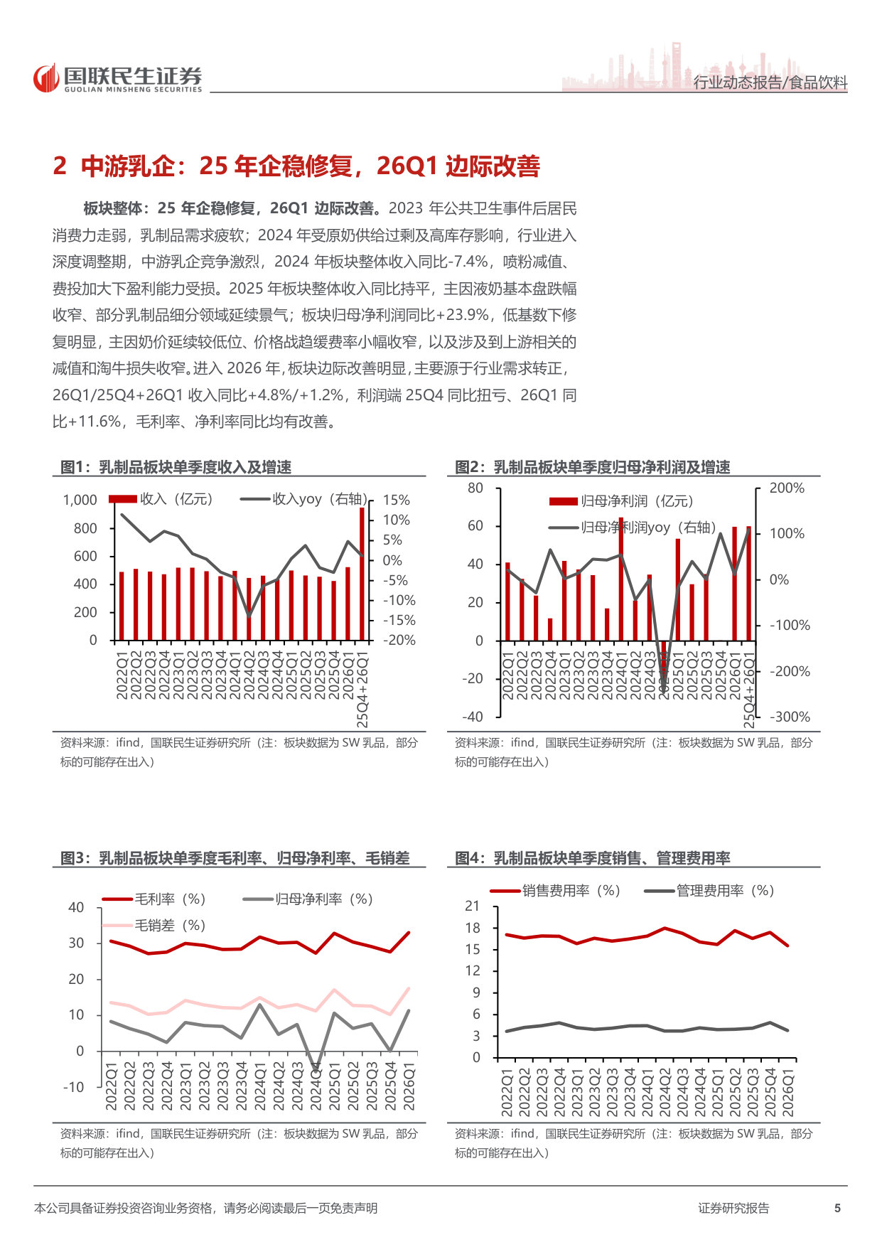 乳业产业链2025年年报及2026年一季报综述:经营边际改善,静待周期反转.pdf 第5页